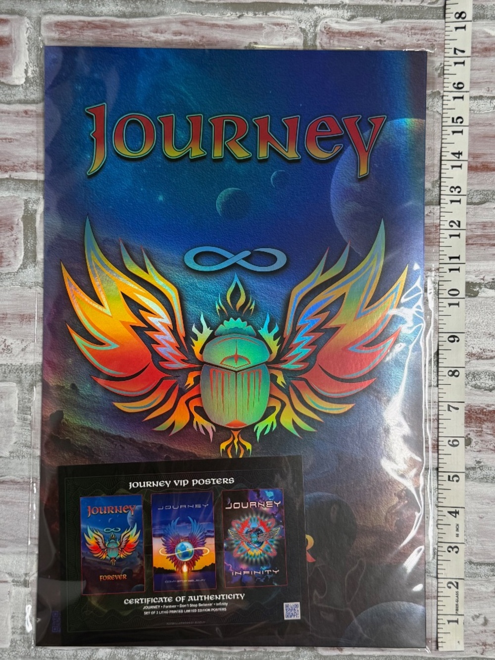 Journey Final Frontier Litho Limited Edition Tour Set of 3 Posters Merchandise